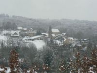 My village in the snow
