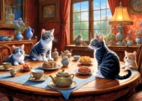 Afternoon Kitty Tea and Gossip