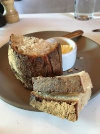 Crusty bread at Chez Panisse