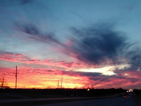 Oklahoma, USA sunset