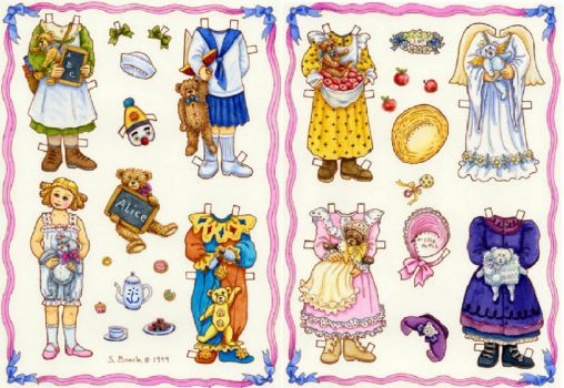 Solve Paper Doll jigsaw puzzle online with 70 pieces