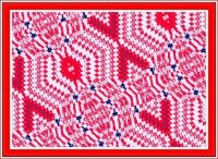 ==THEME==ALL THINGS RED== THE BACK  OF  A  PLAYING CARD==(( SPUN ))