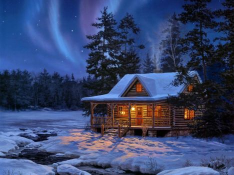 Winter Cabin #2