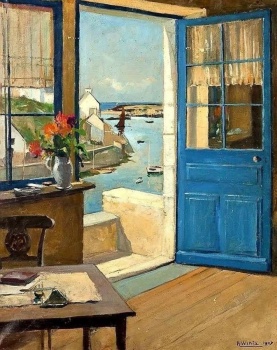 The Blue Door - Raymond Wintz (1927)