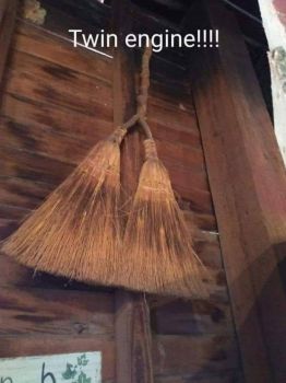 the broom