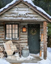 Nice Little Cabin in the Winter.....