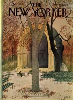 The New Yorker - October 28, 1972 /  Cover art by Charles E. Martin