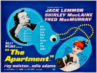 THE APARTMENT - 1960 MOVIE POSTER - JACK LEMMON, SHIRLEY MacLEAN, FRED MacMURRAY