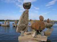 Balanced Rock Sculptrure-E-Garden,Ottawa River