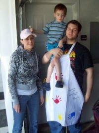 Uncle Levi, Dominic, And Courtney on Uncle's Day