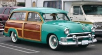1951 Ford Country Squire Station Wagon Woody Blue