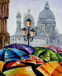 Rainy day in Venice