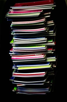 A Stack of Notebooks
