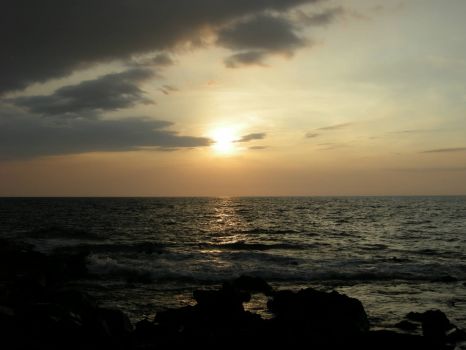 Sunset on the Atlantic Ocean