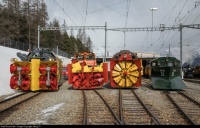 The passage of time...  Over one-hundred and fourteen (114) years of snow-fighting equipment on display!