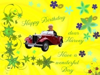 Happy Birthday dear Harvey (Bubble's hubby)