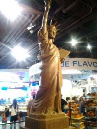 Statue of Liberty-made of chocolate!