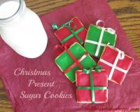 Christmas Present Sugar Cookies
