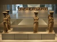 Kariatides in Acropol museum, one is missing...