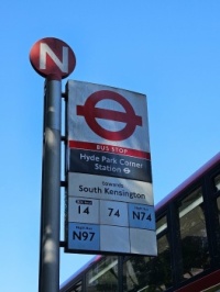 Hyde Park Corner Bus Station - London