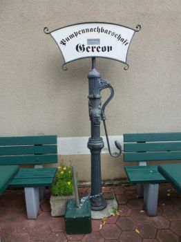 Public well for a town-neighborhood, Xanten, Germany