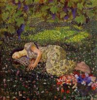 Felice Casoati - Dreaming of Pomegranates, 1912.