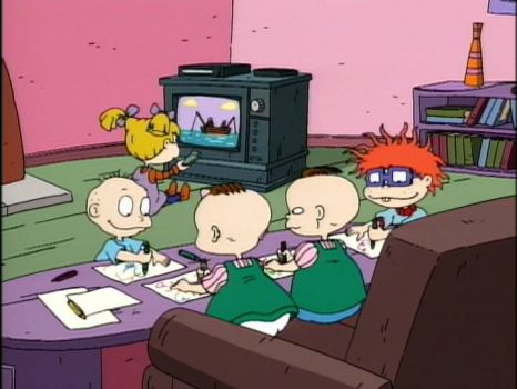 Solve The whole Rugrats gang! jigsaw puzzle online with 108 pieces