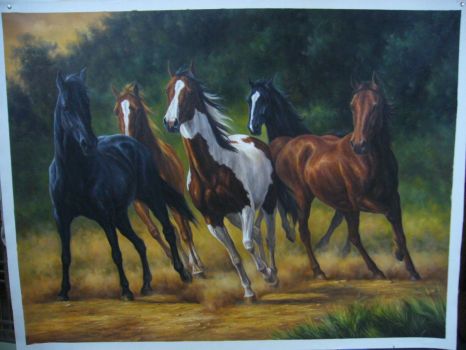 horse-painting