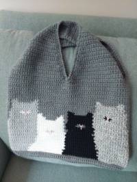 Crocheted bag