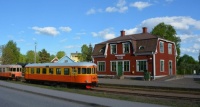 Bahnhof Virserum (Schmalspurbahn Växjö-Klavreström-Hultsfred)