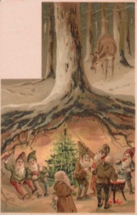 Dwarfs’ Christmas, Alfred Moritz Mailick, c. 1907