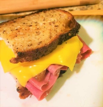 Homemade Beef and Cheese Sandwich