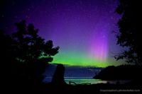 Northern Lights, Little Presque Isle, Marquette, Michigan UP USA