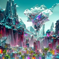 A Sparkly Crystal City