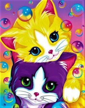 "Cat Art" by Lisa Frank- Party