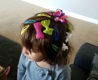 Big brother did her hair