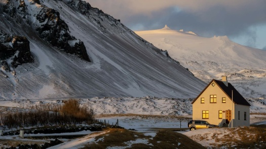 Iceland, Snæfjell, Arnastapi