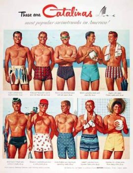 Catalinas Men Swimsuits 1950