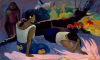 Reclining Tahitian Women - Paul Gauguin