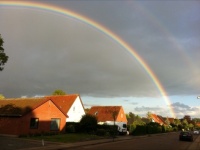 Rainbow in Odense, Denmark