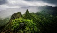 Foggy mountains
