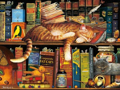 Solve Le Chat Roux Et Le Chat Gris Jigsaw Puzzle Online With 475 Pieces