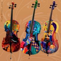 Colorful Cellos