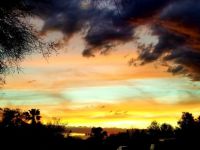 sunset in Tucson, Arizona
