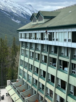 What a way to make a living! Rimrock Resort, Banff, Alberta, Canada