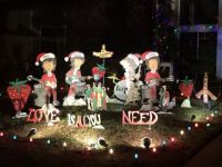 Beatles Christmas Display