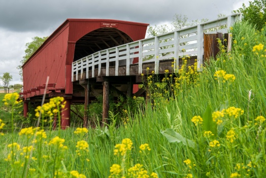 Solve Roseman Covered Bridge, Winterset, Madison County, Iowa jigsaw ...