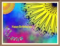 Happy Birthday iris .