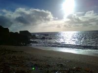 Blackpool sands Christmas day