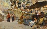 On The Steps Of The Rialto, Venice